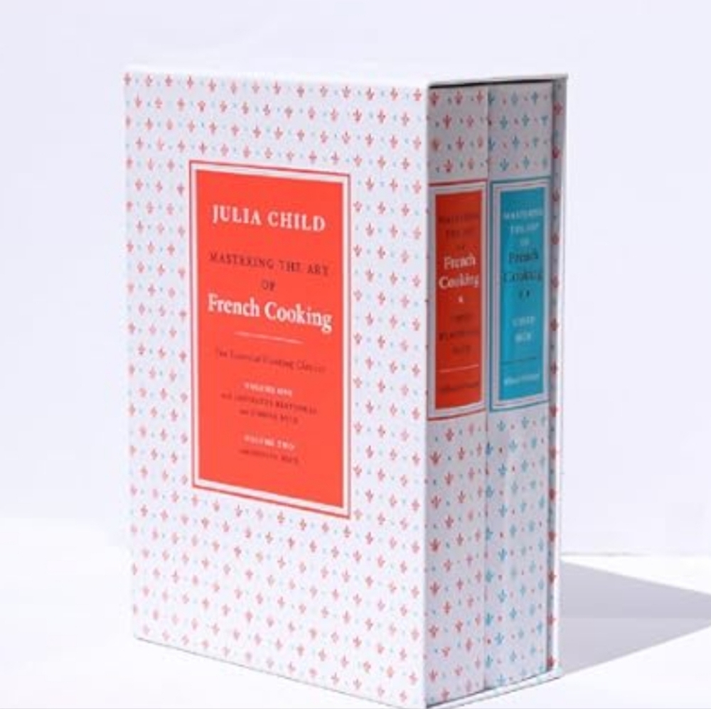 Mastering The Art Of French Cooking By Julia Child 2 Volume Hardback Set 2001